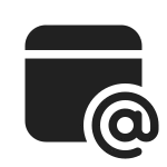 Calendar Mention SVG Icon